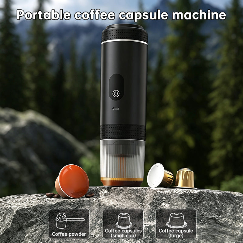 Portable Espresso Machine w/ Digital Display – 3-in-1