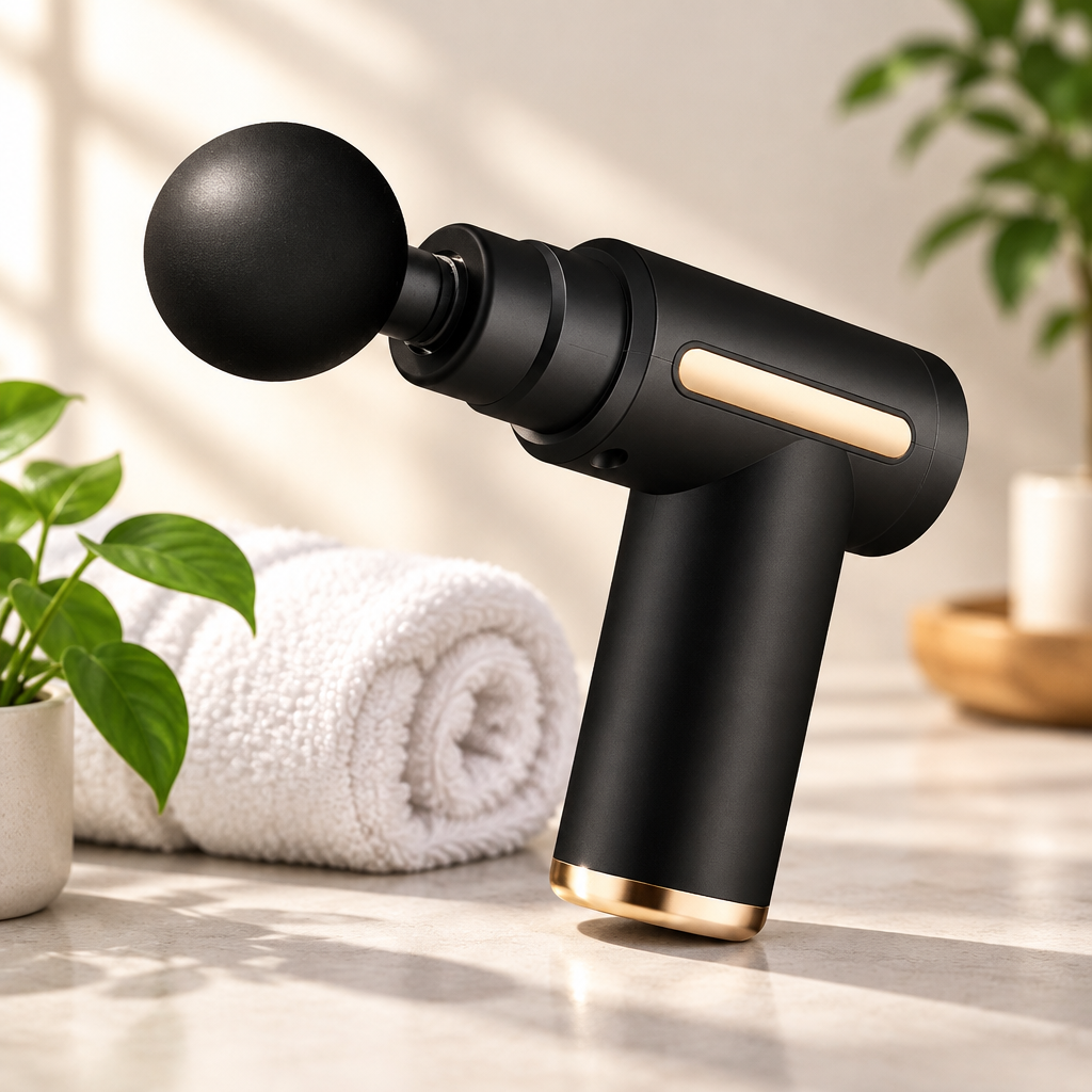 Percussion Massage Gun Styled Shot